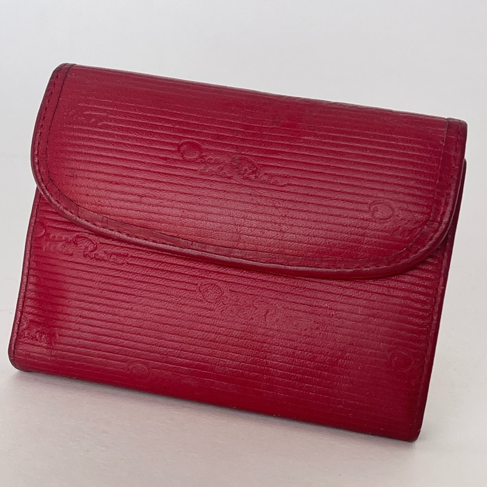 Oscar de la Renta Vintage Vibrant Red Wallet
